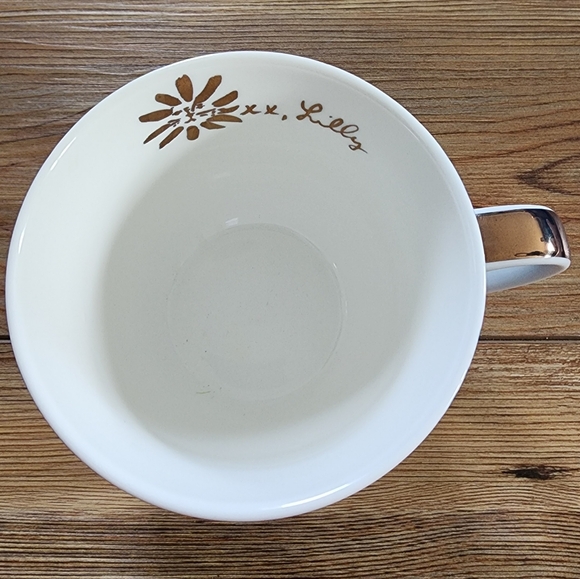 Lilly Pulitzer High Maintenance 12oz Ceramic Mug Blue Floral Lion - Picture 8 of 8